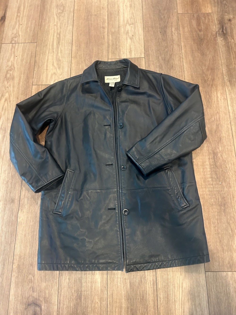 Vintage Eddie Bauer Leather Jacket Men’s Tall XL